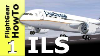 How to perform an ILS landing  FlightGear HowTo 1 [upl. by Onitram]