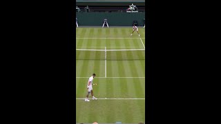 Wimbledon 2024  Novak Djokovic wins the 1st set 61  WimbledonOnStar [upl. by Concordia59]