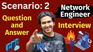 Scenario2  Network Engineer Interview Question along with Answer ccna ccnp ccie networks [upl. by Aehsan]