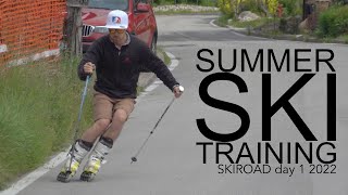 Summer ski training SKIROAD day 1 for 2022 [upl. by Amaerd321]