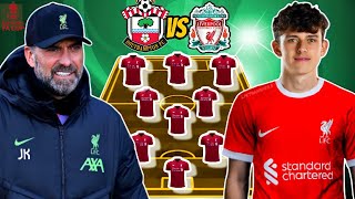 Liverpool VS Southampton 🔴 Liverpool Starting XI Subs against Southampton ✅ England FA CUP [upl. by Mokas]