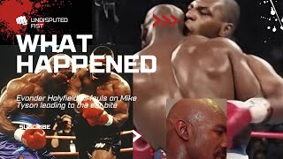 Mike Tyson USA vs Evander Holyfield USA  KNOCKOUT BOXING fight Ear Bite full match highlights😬 [upl. by Mayes]