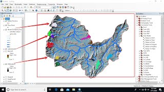 Hydrological modeling in ArcGIS  ArcMap [upl. by Ardine]