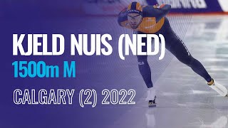 Kjeld NUIS NED  Winner  1500m M  Calgary 2  SpeedSkating [upl. by Tannenwald]