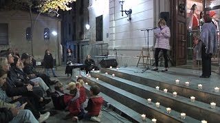 Sarrià  Sant Gervasi commemora el 25N [upl. by Ayt]