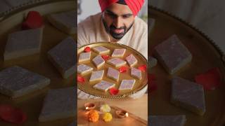 Easy Kaju Katli Recipe  काजू कतली बनाने का आसान तरीका  Chef Sanjyot Keer shorts ytshorts [upl. by Sral]