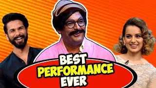 Rajesh Aroras Best Performance Ever with Shahid Kapoor and Kangana Ranaut  The Kapil Sharma Show [upl. by Annor453]