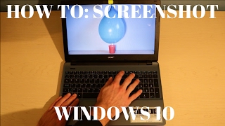 How to Take a Screenshot in Windows 10 [upl. by Norrej]