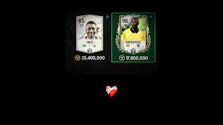 Pelé 🇧🇷🐐 vs Abedi Pelé 🇬🇭 fifamobile fifa fcmobile eafc [upl. by Sillihp]