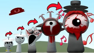 NEW HORROR EVOLUTION SILVER SPRUNKI PHASE SONG In Garrys Mod [upl. by Ttelrats598]