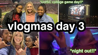 USC COLLEGE GAME DAY  COME DOWNTOWN WITH US five points VLOGMAS DAY 3 2021 [upl. by Christianna922]