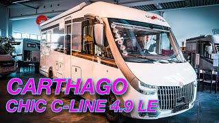 LuxusLiner Wohnmobil 2022 Carthago Chic C Line 49 LE Mercedes [upl. by Gothurd]