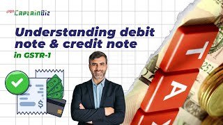 Understanding debit note amp credit note in GSTR1 gstbilling gstservices gstplatform gstsolutions [upl. by Tzong574]