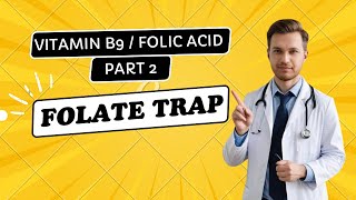 Folate trap  Functions of Folic acid  Deficiency causes of folic acid  Biochemistry [upl. by Cirtemed919]