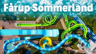 All Water Slides at Fårup Sommerland Aquapark Denmark 2024 [upl. by Ynohtona716]