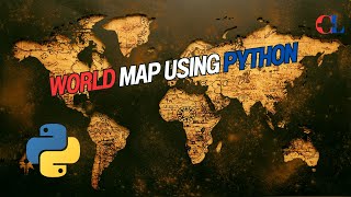 Day 189  World Map using Python [upl. by Ogata164]