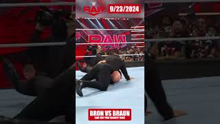 BRON and BRAUN Collide  WWE RAW Sep 23 2024  Bronson Reed vs Braun Strowman The Miz [upl. by Recneps]