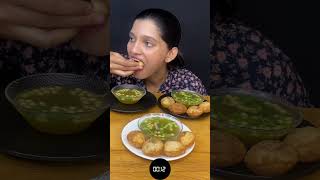 3 Plate Spicy Panipuri Eating Challenge viral youtubeshorts ytshorts trending shorts [upl. by Herrod419]