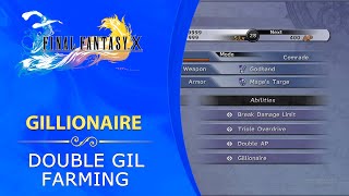 Final Fantasy X HD Remaster  Fastest Way to Get Gil Gillionaire Trick [upl. by Bliss142]