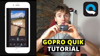 How to Edit On The GoPro Quik App  Easy Tutorial [upl. by Nnhoj]