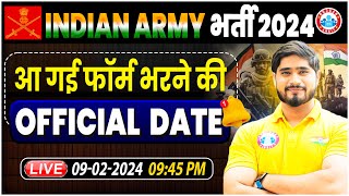 Indian Army भर्ती 2024 Army Official Update Army Online Form Age Limit Info By Dharmendra Sir [upl. by Lauzon]