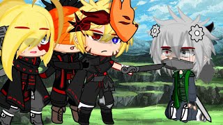 “Dont turn on us”akatsuki naruto au deinaru brother au🦊🍥💣💥ft Kakashi and Obito 🐶 🧡 [upl. by Aiekat]