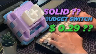 Budget Solid Switch   KTT Blue Jacaranda [upl. by Mairym987]