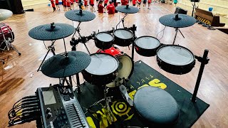 Alesis Strike Pro kit  Rm 12k 😱  unboxing amp setup  Wesley Methodist School [upl. by Nannah]