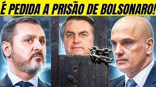 É PEDIDA A PRISÃO DE BOLSONARO E MAURO CID TÁ LASCADO [upl. by Myrtia848]