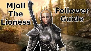 Skyrim  Get Mjoll The Lioness as a Follower [upl. by Joeann868]