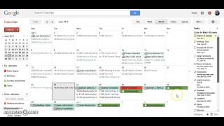 Crear una lista de tareas en Google Calendars [upl. by Etiam625]