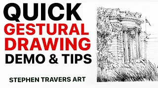 Tips amp Demo for Fast Gestural Drawing [upl. by Balas]