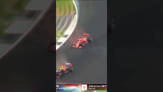 The Moment Vettel Crashed into Verstappen 2019 Britanya GP vettel formula1 Verstappen [upl. by Ardnohsed]