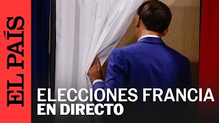 DIRECTO  Le Pen vence en la primera vuelta de las legislativas en Francia según los sondeos [upl. by Robinett]