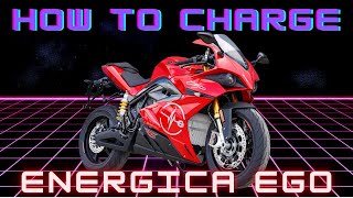 How To Charge Energica Ego Electric Motorcycle  Australian Electric Motor Co [upl. by Beverie]