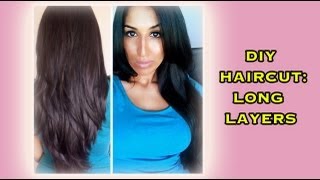 DIY Haircut  Long Layer for all hair types [upl. by Rauscher]