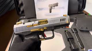 Canik Tp9 Elite S Combat Modifiye Hava Kanalı Açma Gold Titanyum Kaplama Ve Füme Titanyum Kaplama [upl. by Thorlay17]