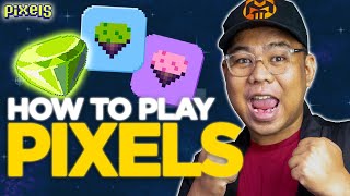 Pixels NFT  Làm sao để bắt đầu Hướng dẫn người mới chơi game Pixels [upl. by Anotal845]