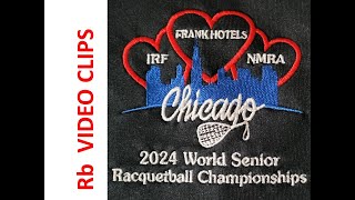 National Masters Racquetball Association NMRA – IRF Chicago 2024 Racquetball Video Clips [upl. by Rai]