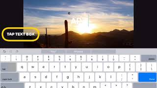 how to add text in iMovie using iPad [upl. by Darrell]