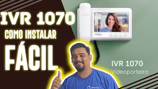 Segurança Inteligente Tranquilidade Garantida Como Instalar o Vídeo Porteiro Intelbras IVR 1070 [upl. by Rivera]