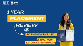 1 Year Placement Review I BTech ECE I To the New  60 LPA [upl. by Lehcear]