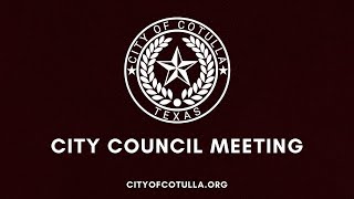 City of Cotulla City Council Meeting 2824 [upl. by Aernda]