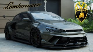 Transforming VW Scirocco to a Lamborghini  Lamborocco Concept by F U R X [upl. by Nancy]