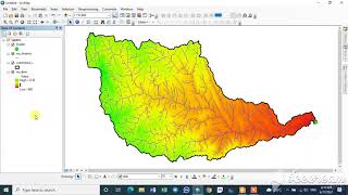 Watershed Delineation Using DEM Data Full  ArcGIS [upl. by Romie563]