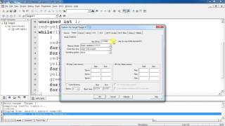 Embedded c program for Traffic lights using 8051 microcntroller with Keil IDE and proteus simulation [upl. by Aihset429]