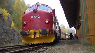 2015 Veterantog Randsfjordbanen 4 oktober [upl. by Abrahamsen863]