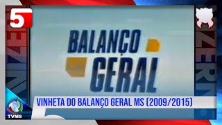 Balanço Geral MS  Vinheta de Abertura  TVMS  Record MS 20092015 [upl. by Gothart]