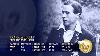 Meet the ICC Hall of Famers Frank Woolley  An artistic cricketer [upl. by Yirinec]