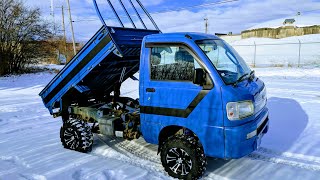 Custom Upgraded Hijet Mini Dump Truck Overview [upl. by Khichabia329]